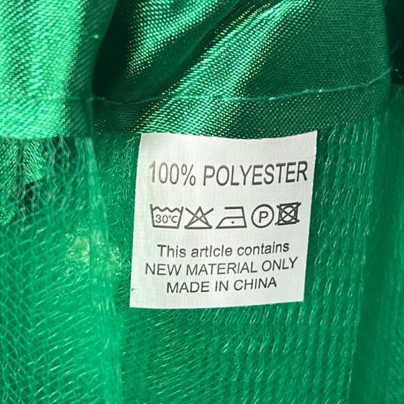 St. Patrick's Day Festive Green Shamrock Tulle Elastic Waist Skirt One Size NEW! - Picture 5 of 5
